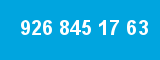 926 845 17 63 926 845 17 63